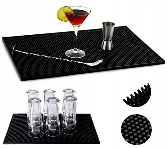 BARTENDER MAT FOR DRYING DISHES BAR DRAINER