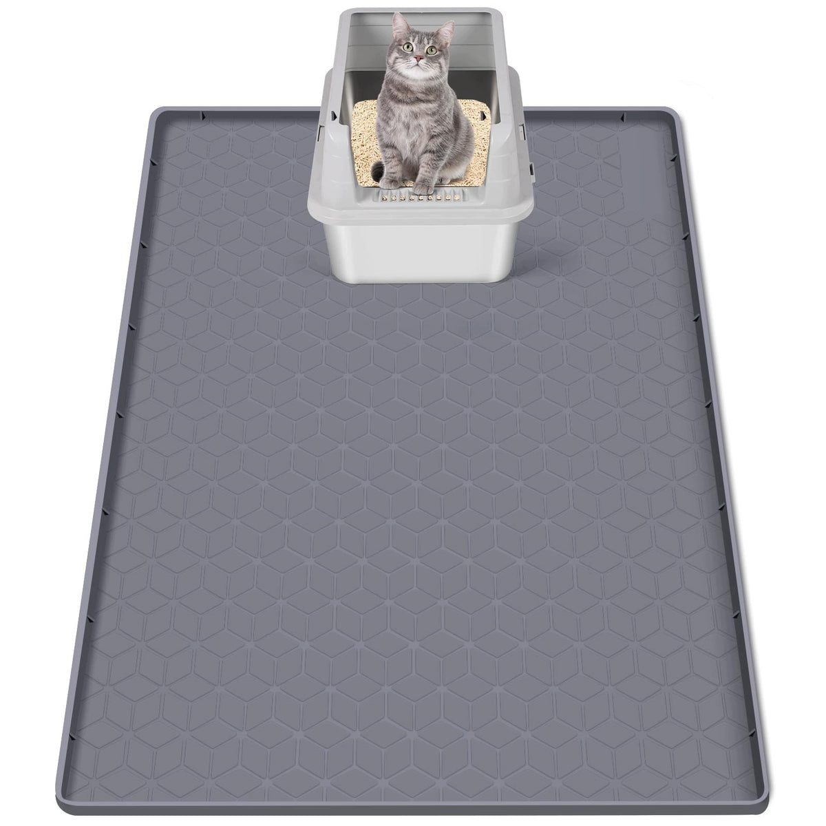 BARTUKE SILICONE MAT FOR LITTER BOX 86 X 56 CM FOR DISPERSION CONTROL