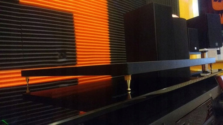 BASE PLATFORM FOR AMPLIFIER TURNTABLE BRONZE