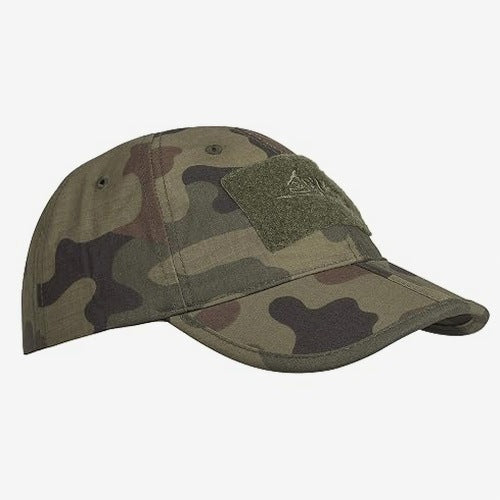 BASEBALL CAP FOLDING CAP POLYCOTTON RIPSTOP FOR MAN GREEN