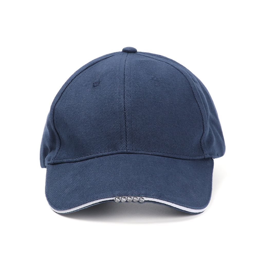 BASEBALL CAP NAVY BLUE LEDS BATTERY Brand no brand