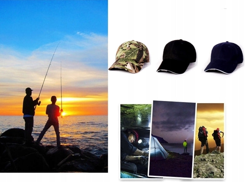 BASEBALL CAP NAVY BLUE LEDS BATTERY Model CDLG