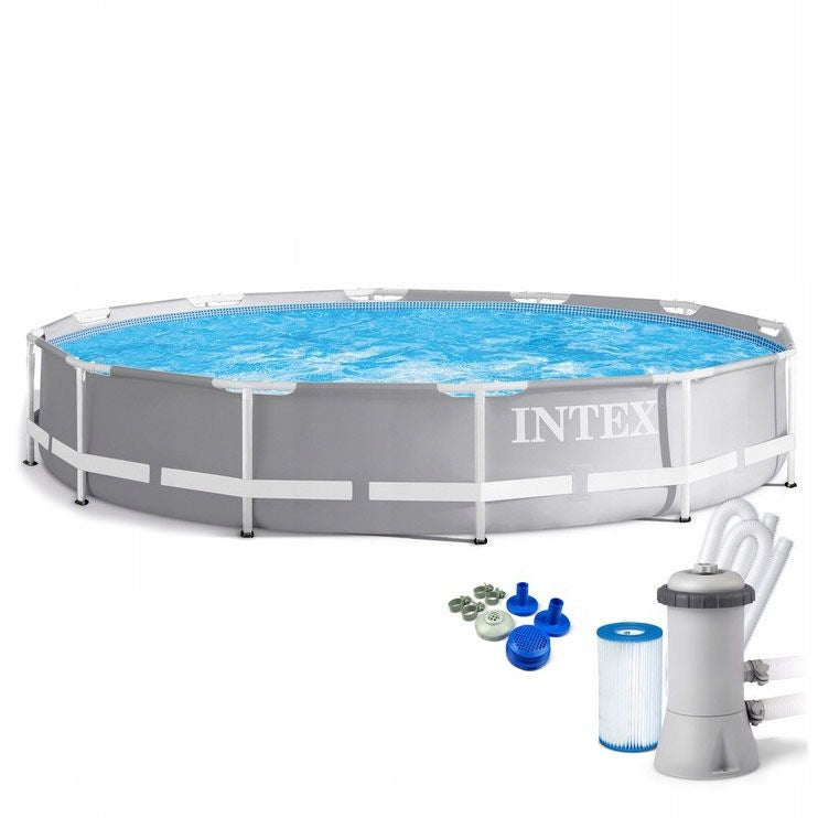 Rahmenpool Intex Prism Frame 366x76 cm, mit 12V-Filter 
