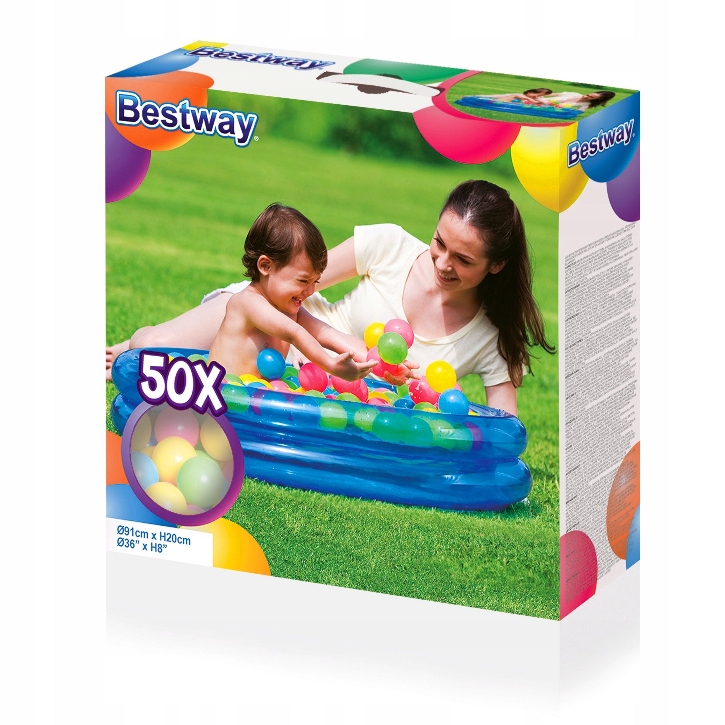 Aufblasbarer Pool mit Bällen Bestway 51085 