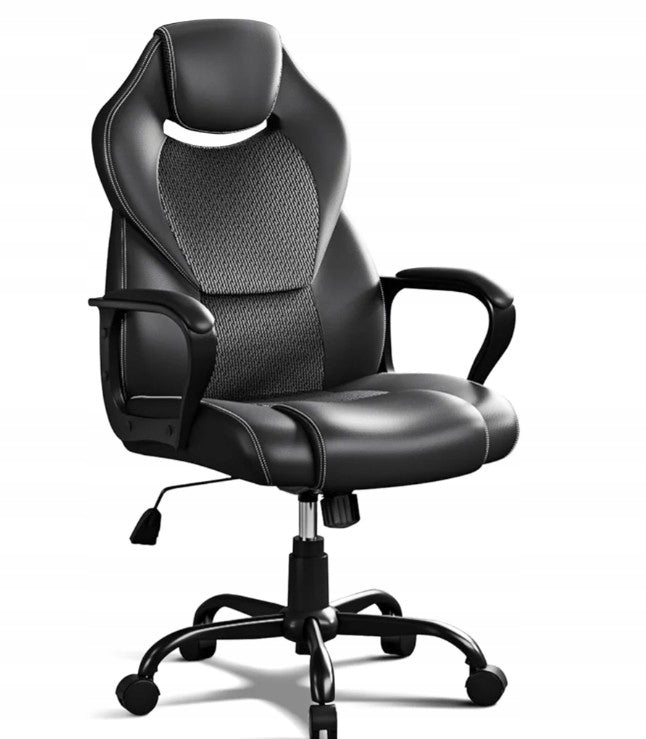 BASETBL office chair, ergonomic, PU leather,