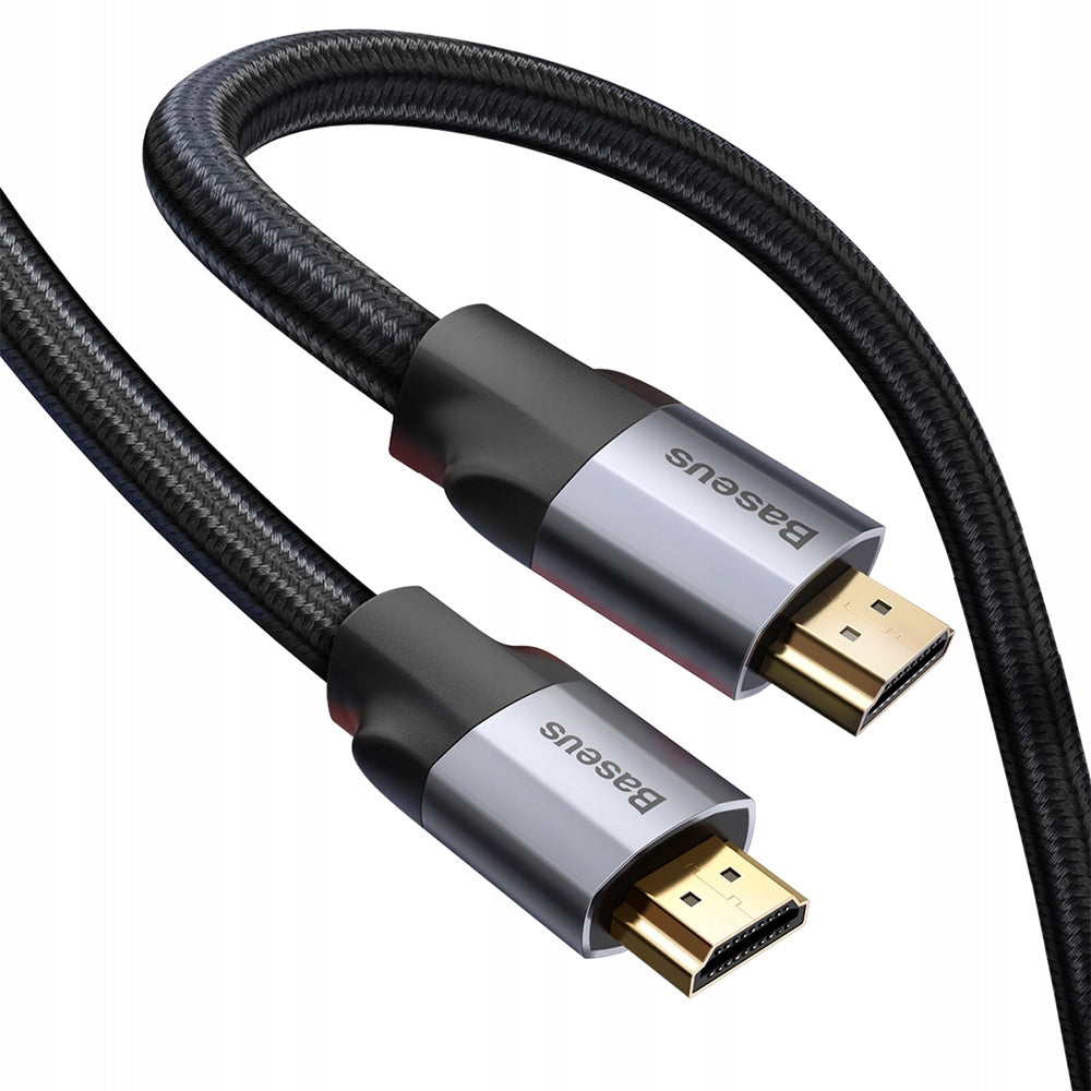 Kabelis Baseus Enjoyment 4K Hdmi - Hdmi 3m, pilkas (Caksx-D0G)