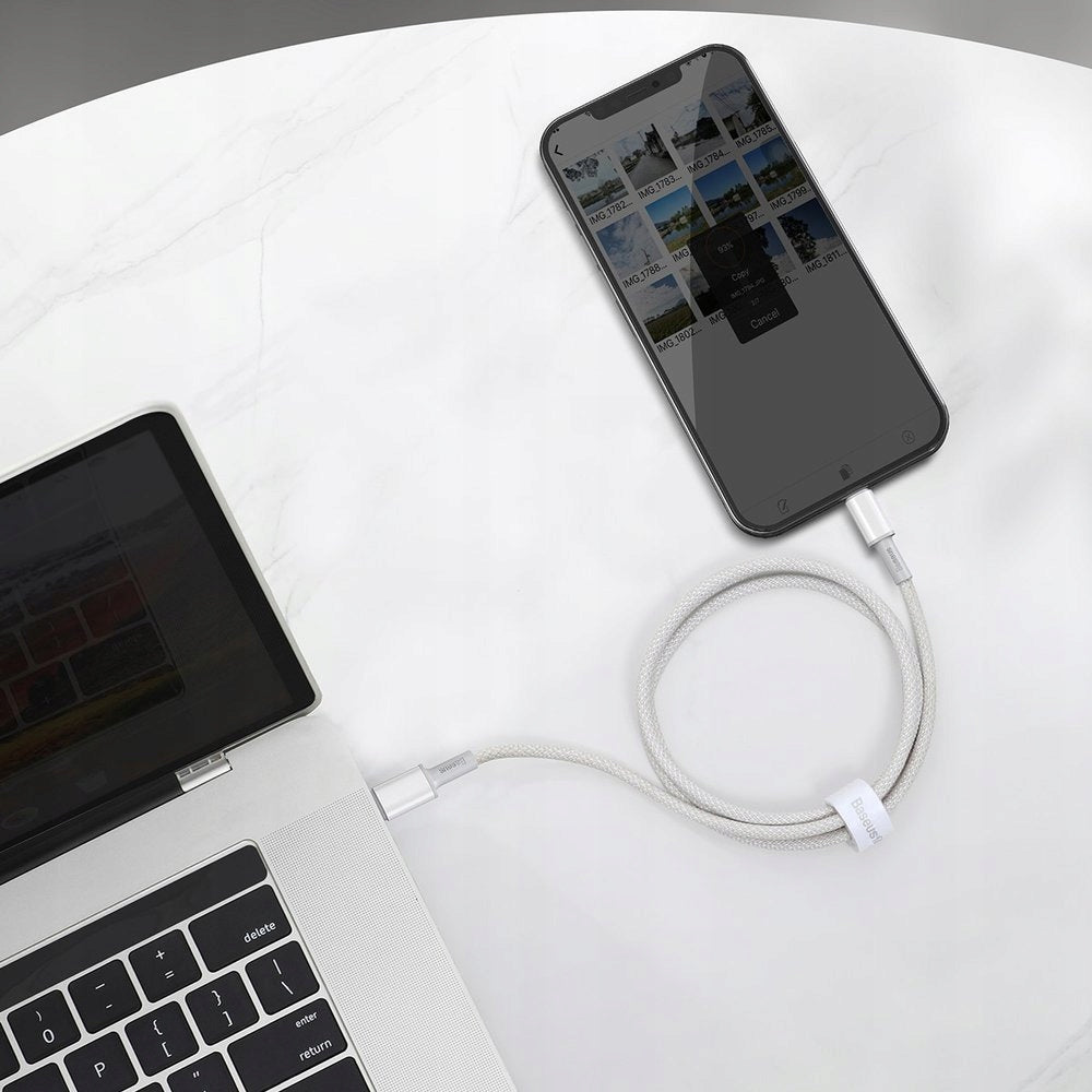 BASEUS FAST USB C LIGHTNING CABLE 20W PD STRONG CABLE FOR APPLE IPHONE 1M Packaging status original