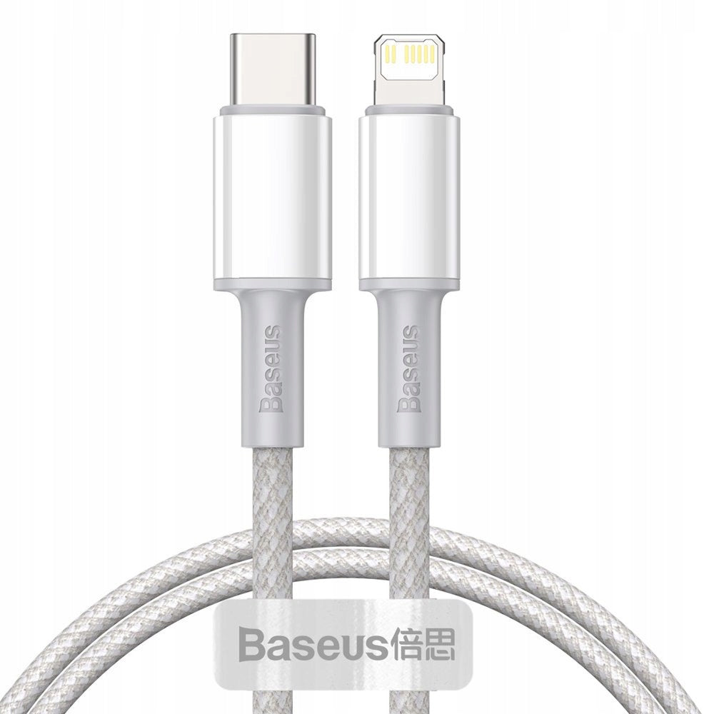 BASEUS FAST USB C LIGHTNING CABLE 20W PD STRONG CABLE FOR APPLE IPHONE 1M