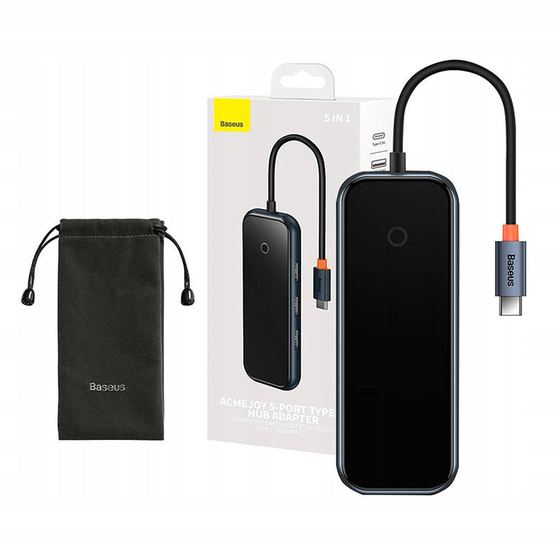 BASEUS HUB 5IN1 USB-C TO 3X USB USB-C PD HDMI 100W COMPATIBLE SAFE Manufacturer Baseus