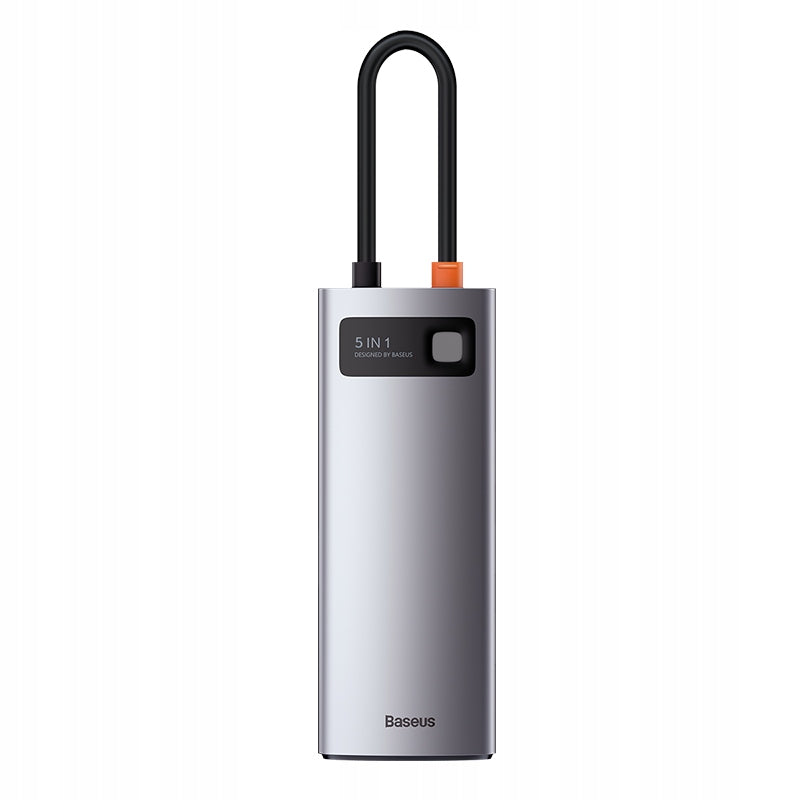 BASEUS HUB USB-C 5IN1 HDMI ADAPTER 4K USB 3.0 PD 100W DOCKING STATION Packaging status original