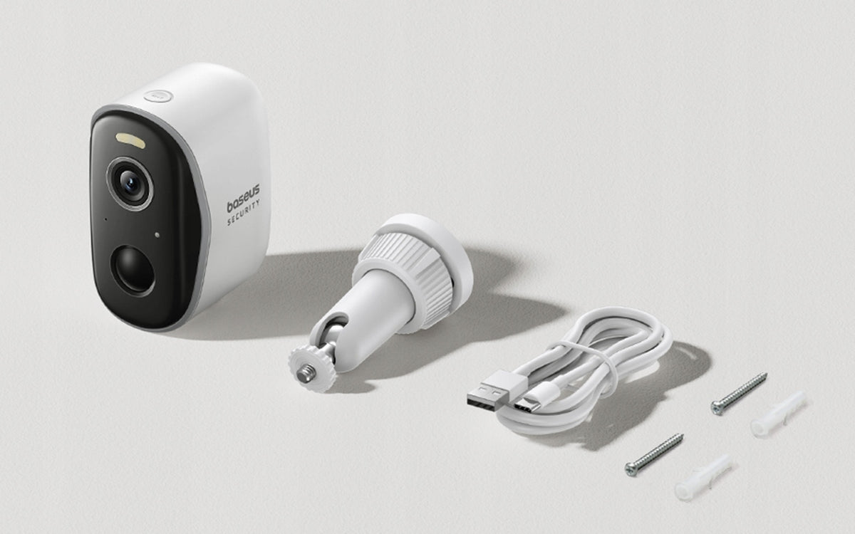 BASEUS OUTDOOR IP WIFI CAMERA 2K WIRELESS MONITORING MIC APP Brand Baseus