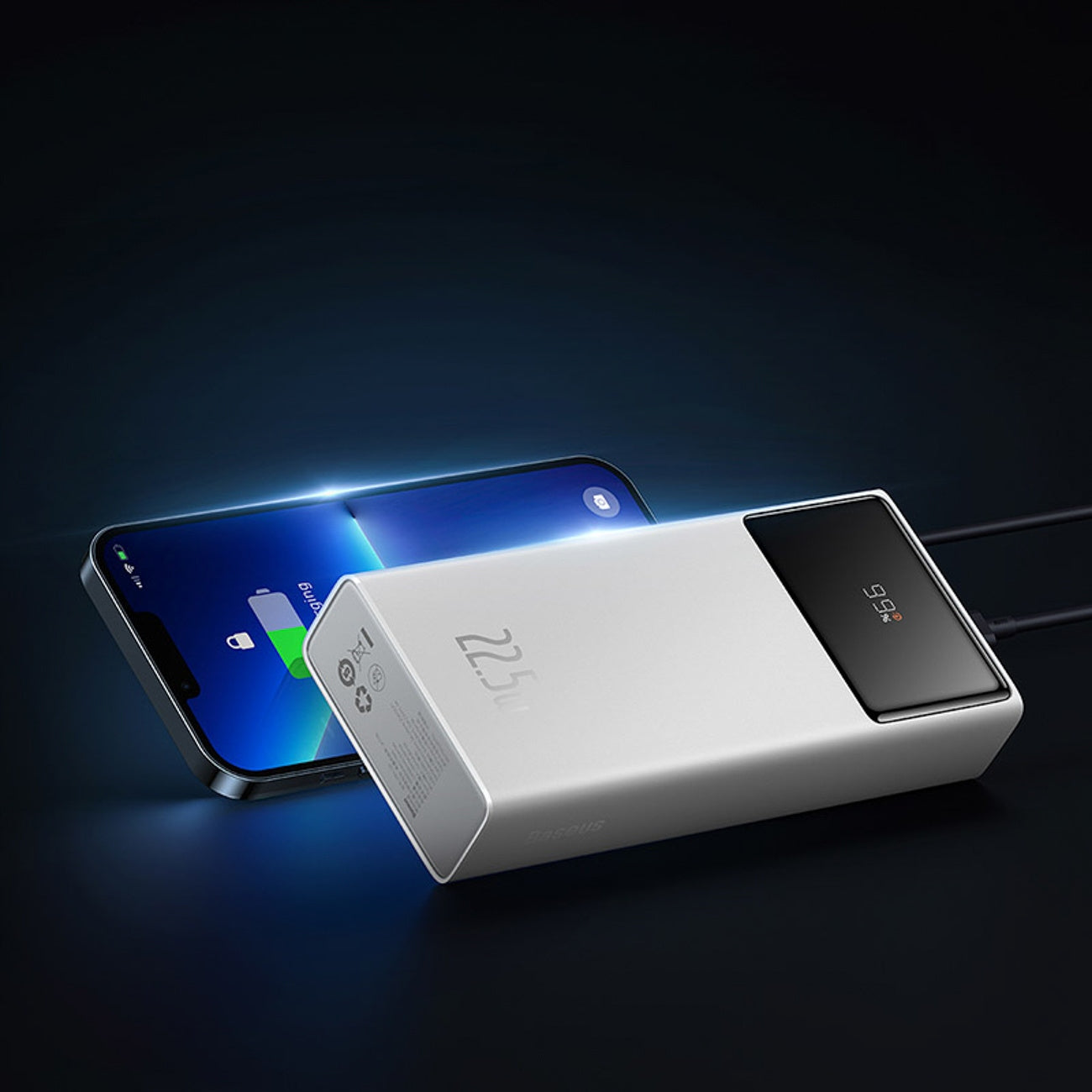 BASEUS POWER BANK 20000MAH FAST CHARGING 22,5W PD QC USB-C USB-A MICRO Manufacturer code PPXJ080002