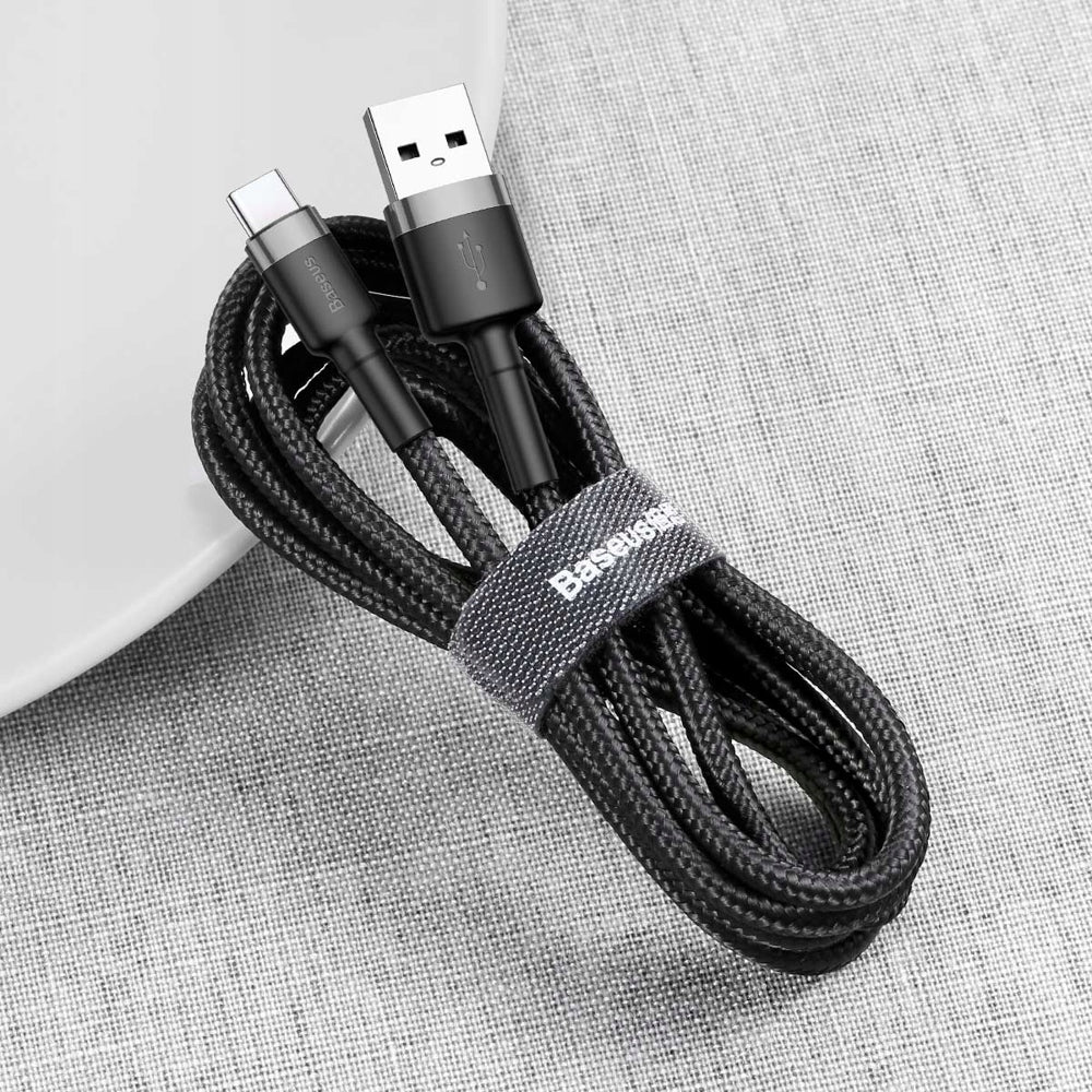 BASEUS USB TO USB-C TYPE C QC CABLE FAST CHARGING CABLE FOR PHONE 2m Packaging status original