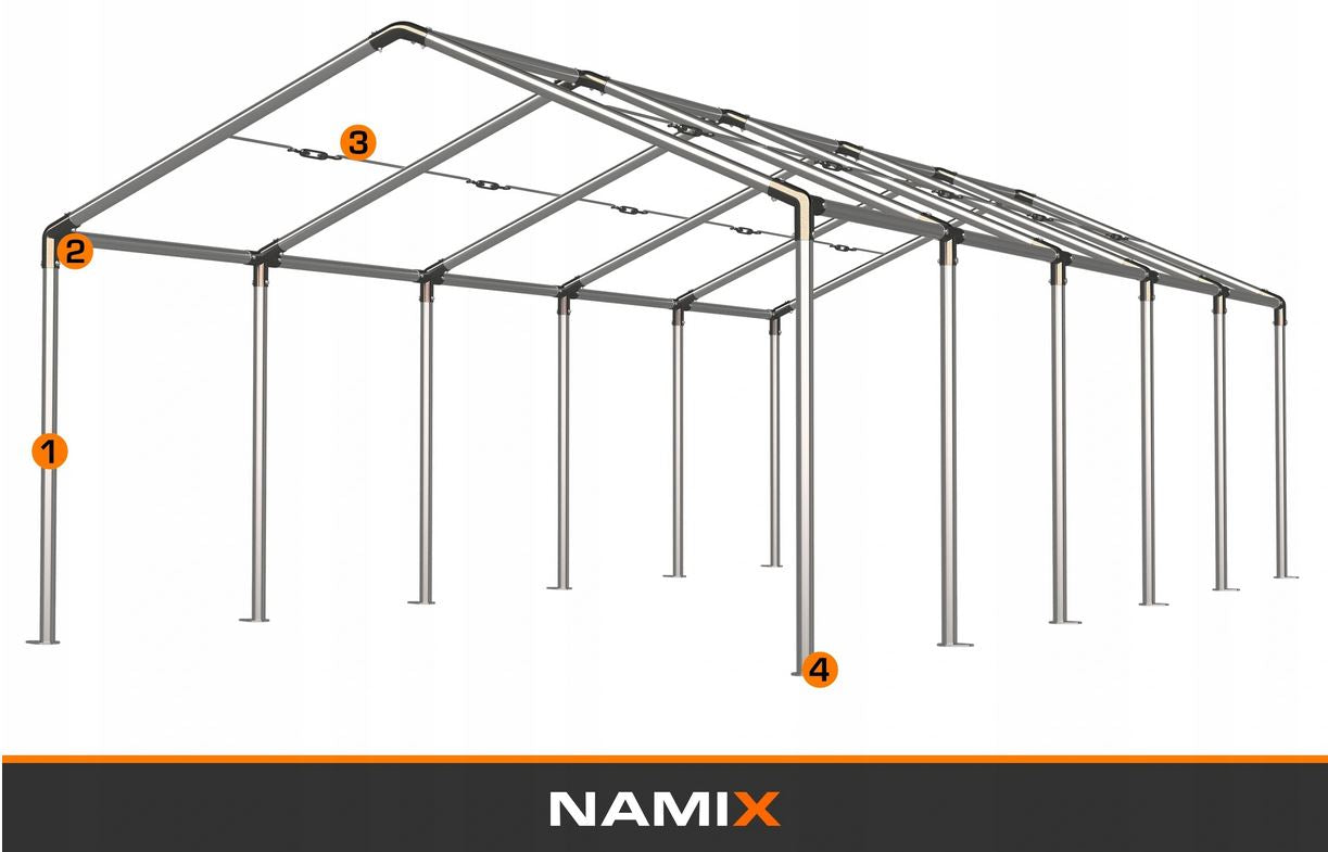 BASIC 6x10 Garden Storage Tent VARIOUS COLORS + SIDE WALLS FREEBIE Manufacturer code namiot_magazynowy_basic_6x10