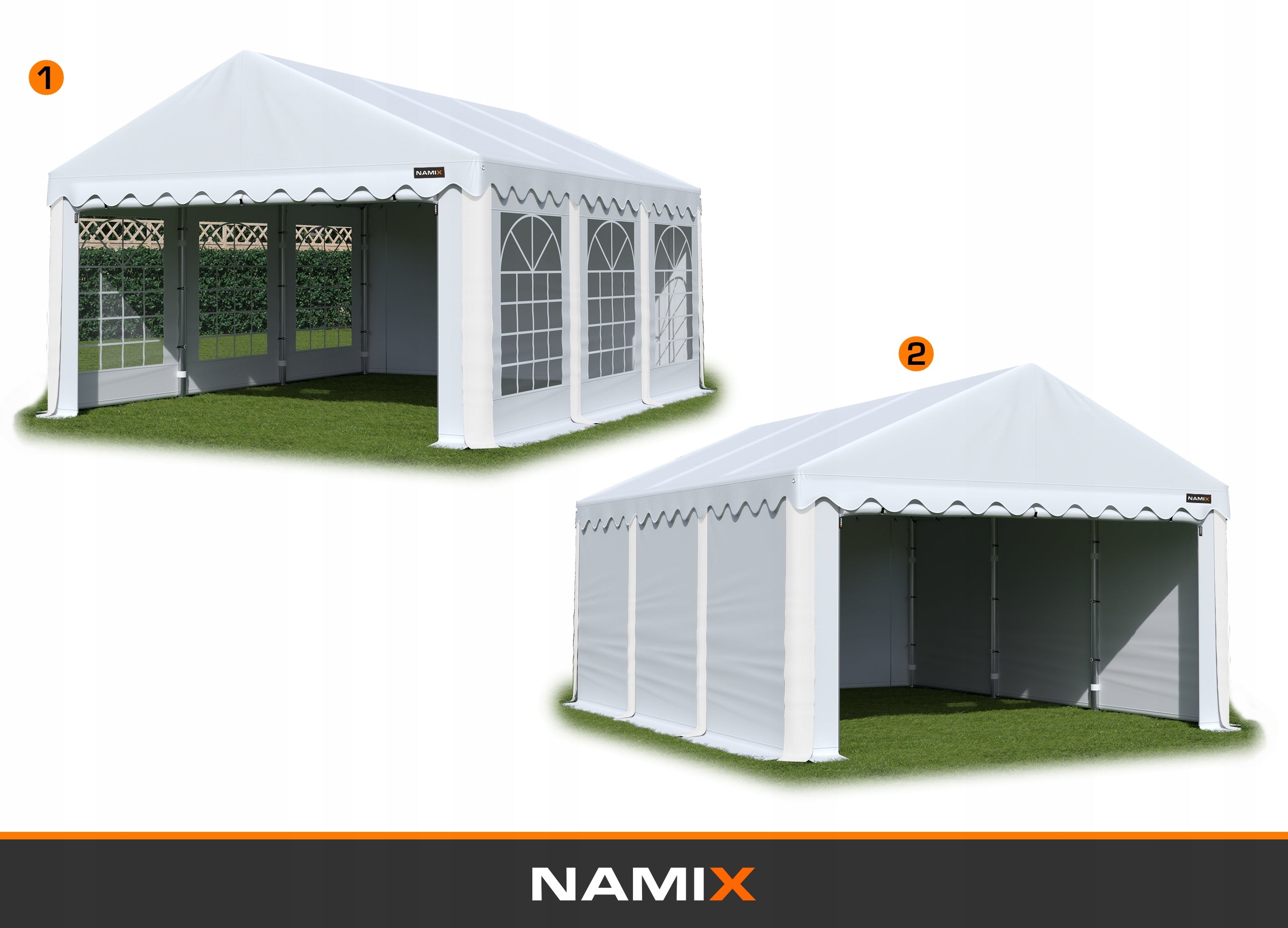 BASIC TENT 3x3 Party Garden VARIOUS COLORS Length 3 m