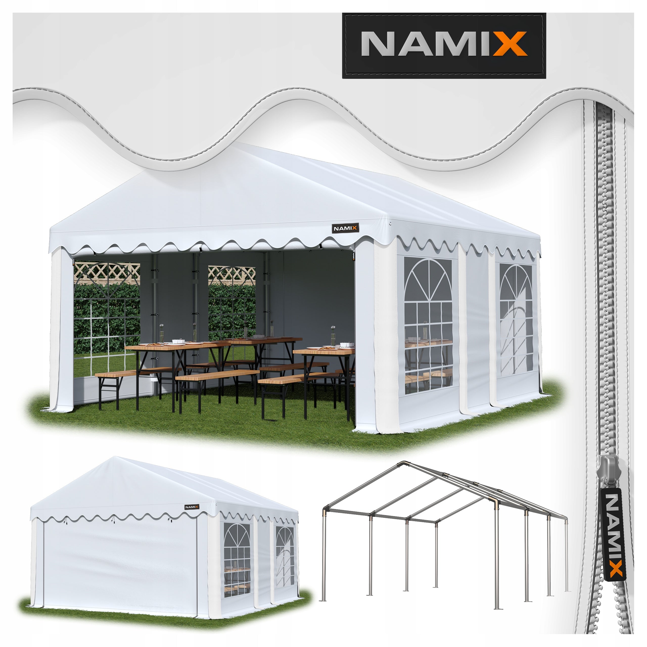 BASIC TENT 5x5 Party Garden VARIOUS COLORS