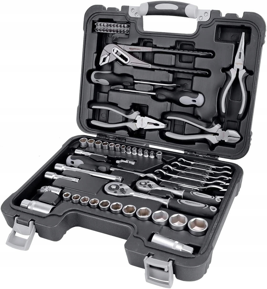 BASICS Home Tool Set 65 Elements Black