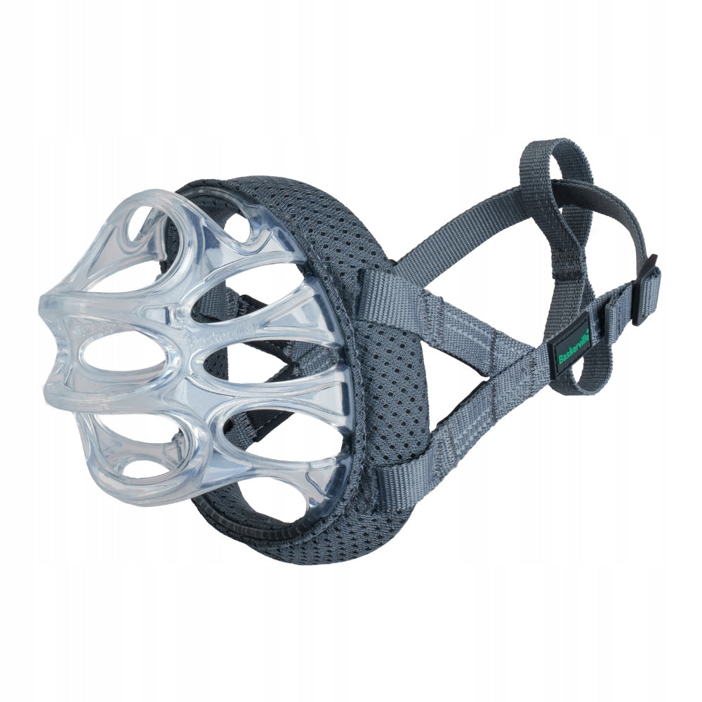 BASKERVILLE INVISA 2 Physiological muzzle for Dog Transparent 23/8cm