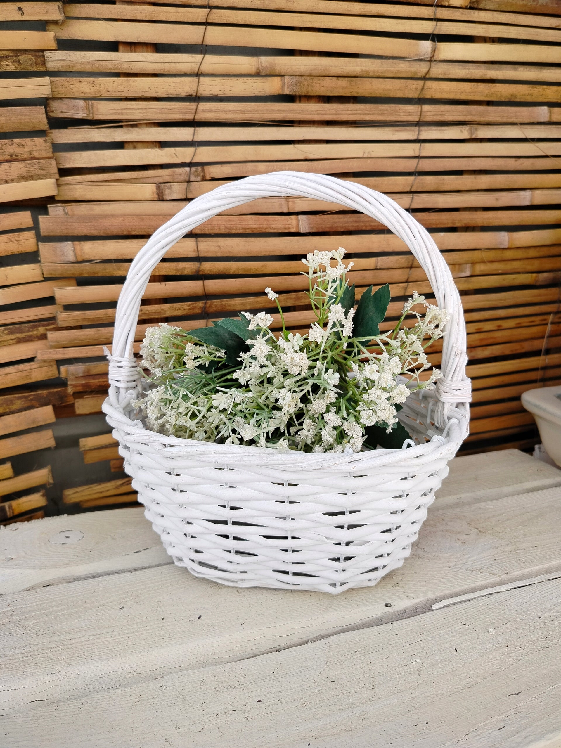 BASKET WICKER BASKET GIFT FOR FLOWERS GIFT Manufacturer code KOSZYK WIKLINOWY DO KWIATÓW OGRODU