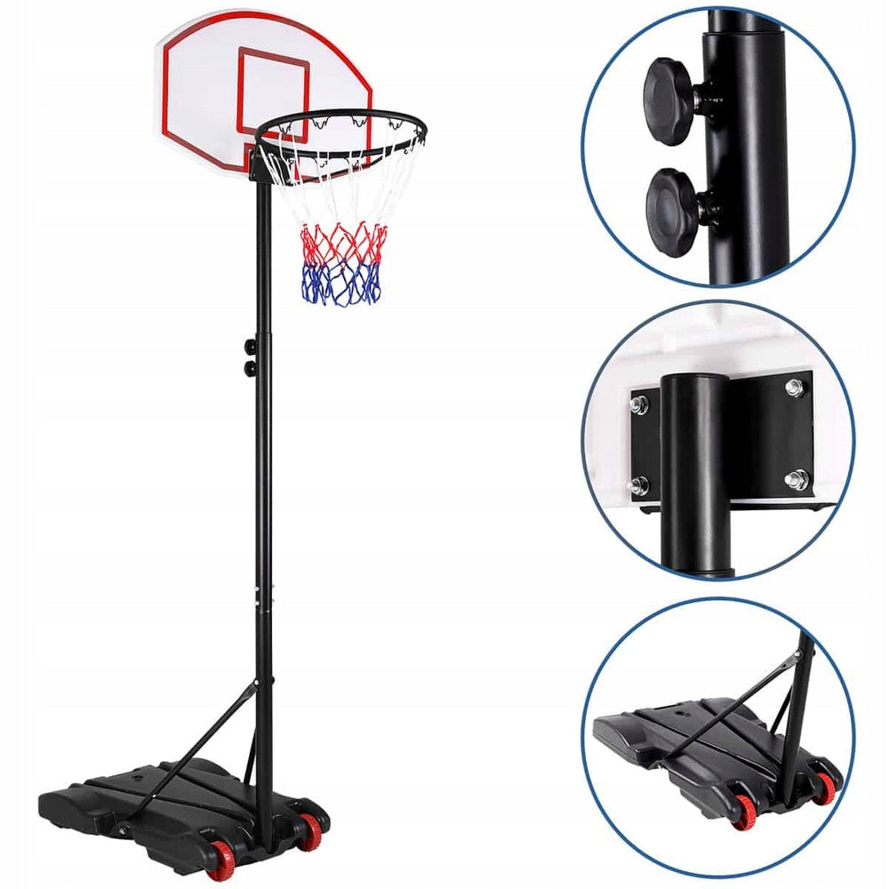 BASKETBALL BASKET ADJUSTABLE FREESTANDING MOBILE STAND 179-209 cm Manufacturer code 107459