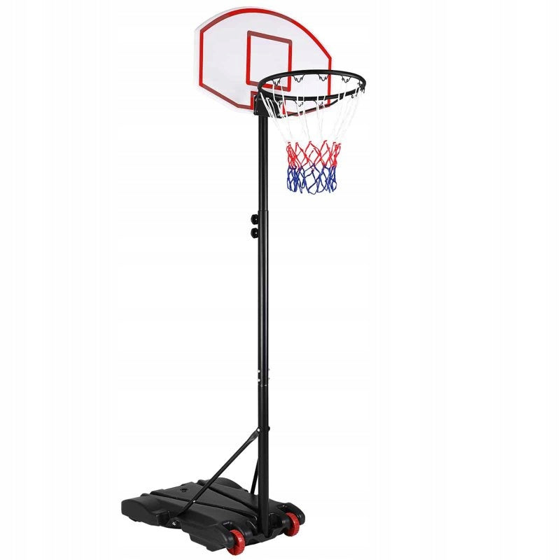 BASKETBALL BASKET ADJUSTABLE FREESTANDING MOBILE STAND 179-209 cm