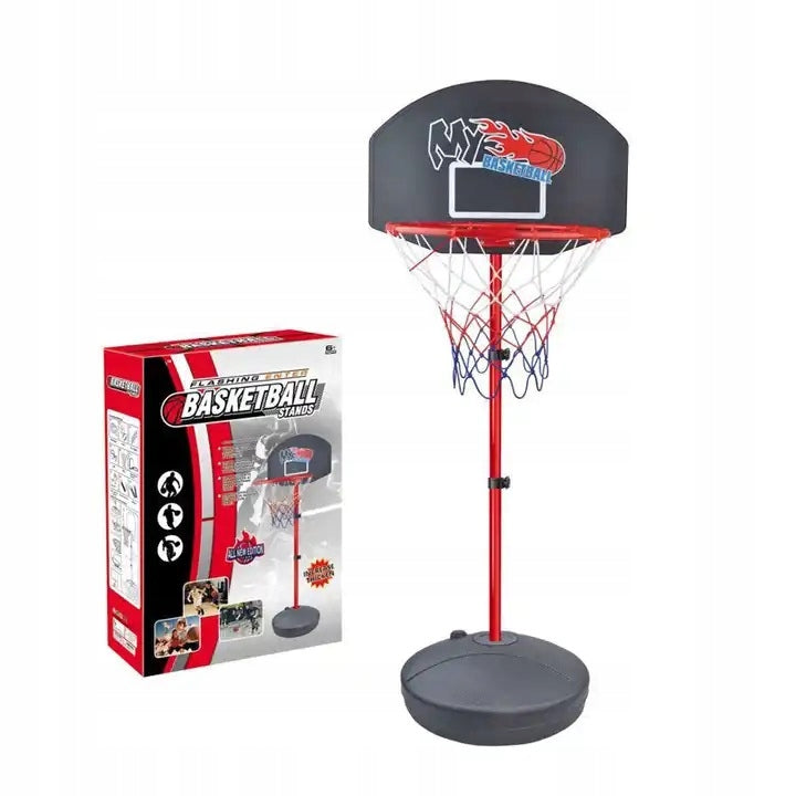 BASKETBALL BASKET FOR BASKETBALL GAME ADJUSTABLE 129-213cm BOARD STAND Brand Jokomisiada