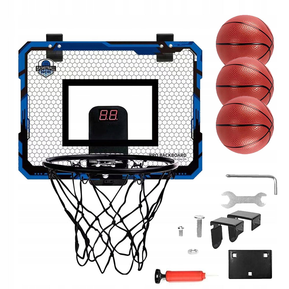 BASKETBALL BASKET FOR DOORS WITH POINT COUNTER FOR CHILDREN AND TEENAGERS