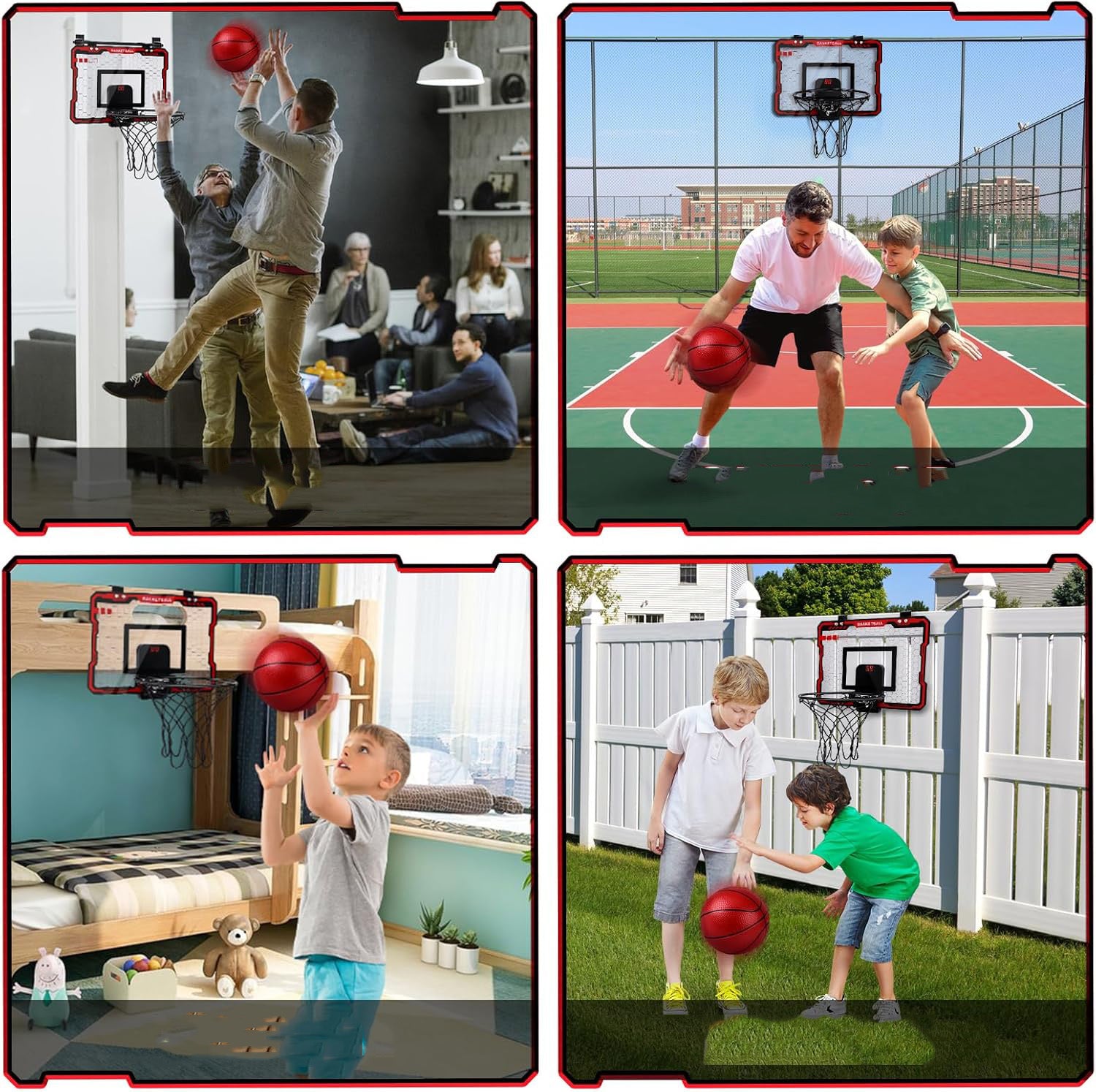 BASKETBALL BOARD BASKETBALL FOR CHILDREN DOOR WITH COUNTER + 4 BALLS EAN (GTIN) 887484856268