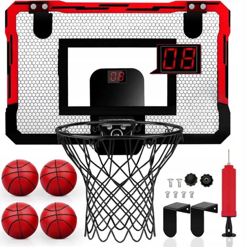 BASKETBALL BOARD BASKETBALL FOR CHILDREN DOOR WITH COUNTER + 4 BALLS