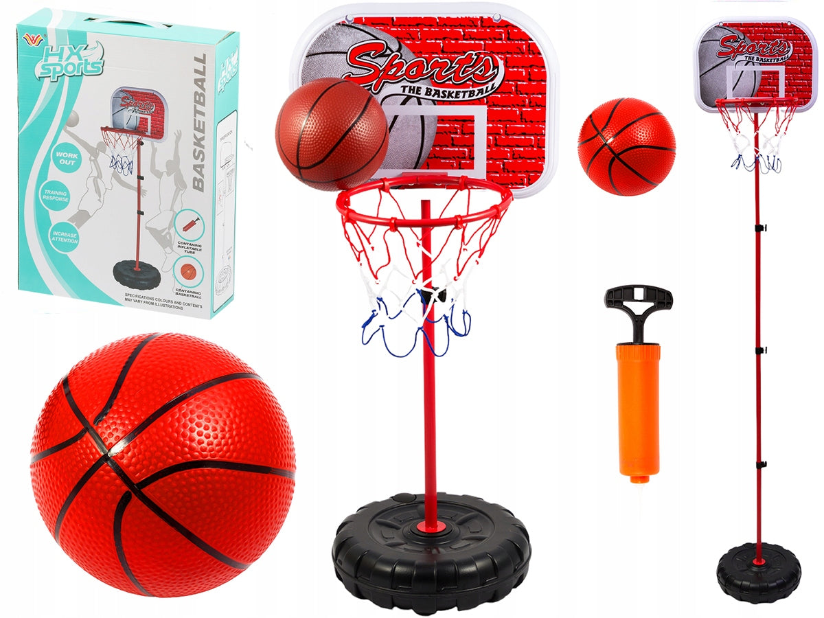 BASKETBALL FOR KIDS ADJUSTABLE BASKETBALL GAME SET + akcesoria HIT Brand no brand