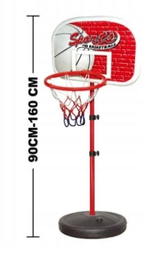 BASKETBALL FOR KIDS ADJUSTABLE BASKETBALL GAME SET + akcesoria HIT Kid's age 3＋ years