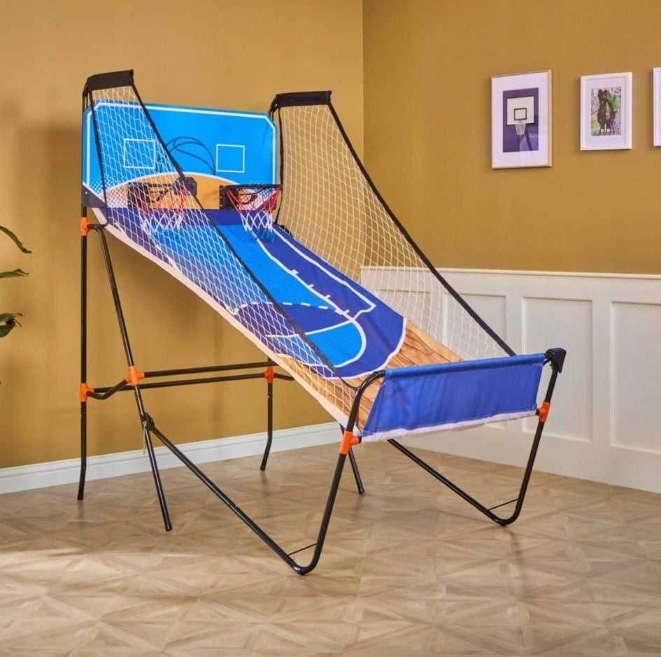 BASKETBALL MACHINE DOUBLE FOLDING INDOOR GAME 8in1 Manufacturer code MASZYNA DO GRY W KOSZYKÓWKE PODWÓJNY
