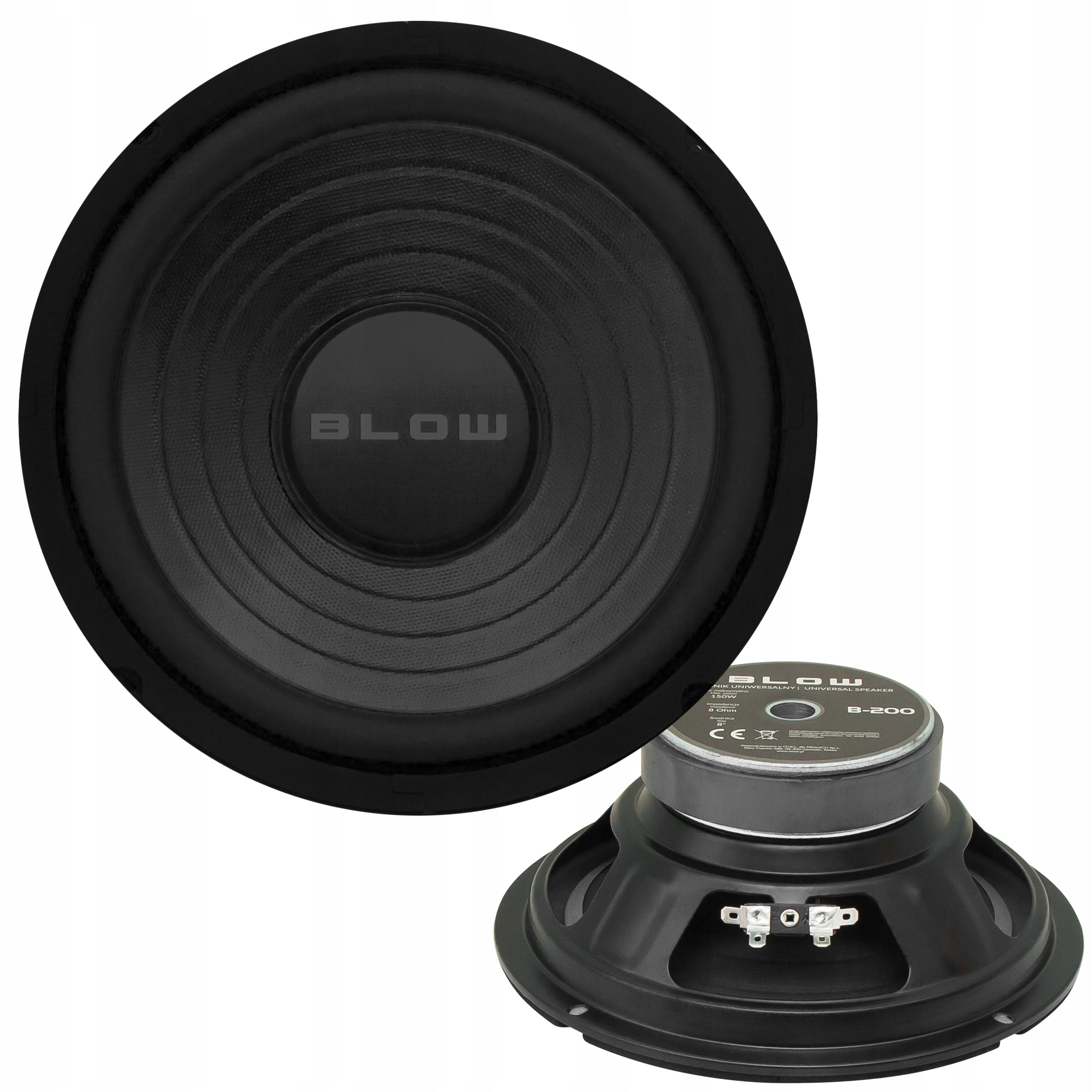 BASS SPEAKER WOOFER 150W 200MM 20CM WOOFER SINGLE WAY GDN20 8"