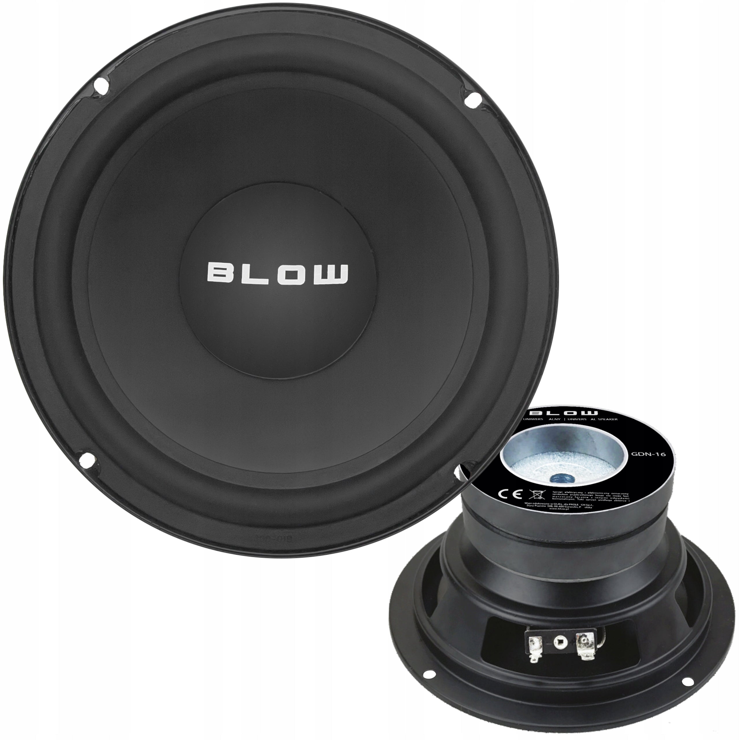 BASS SPEAKER WOOFER GDN 200W 165mm WOOFER SINGLE WAY GDN16