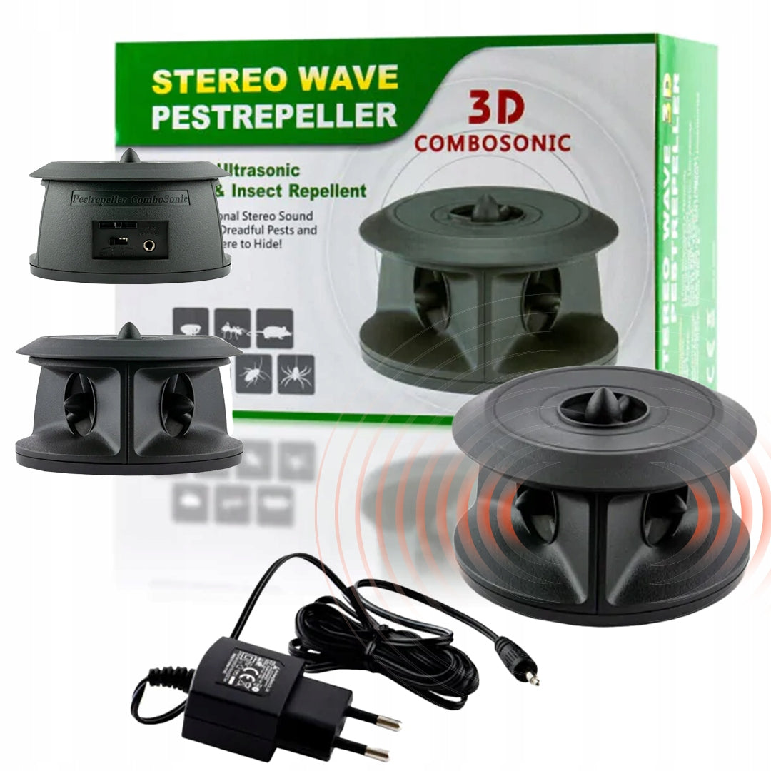 BAT repellent Combosonic 3D for attic, attic ultrasound 850m2 Packaging status original