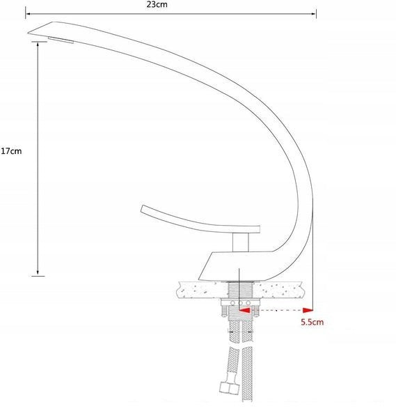 Waschbeckenarmatur Silla S-1080W 