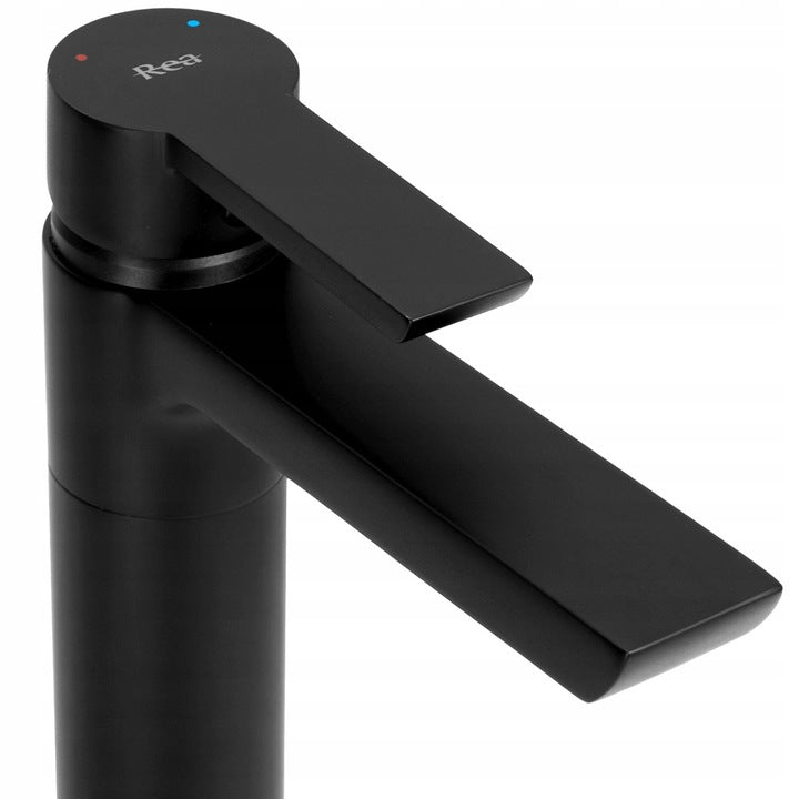 Waschbeckenarmatur Rea Argus Black Low 