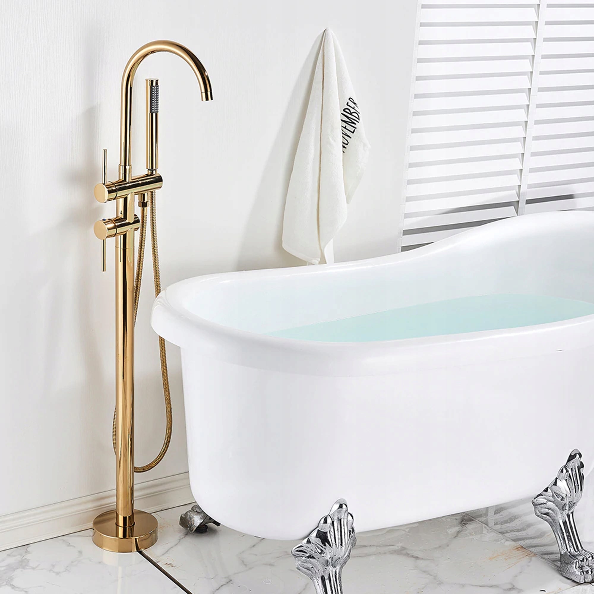 Nexos Badezimmerarmatur Gold 
