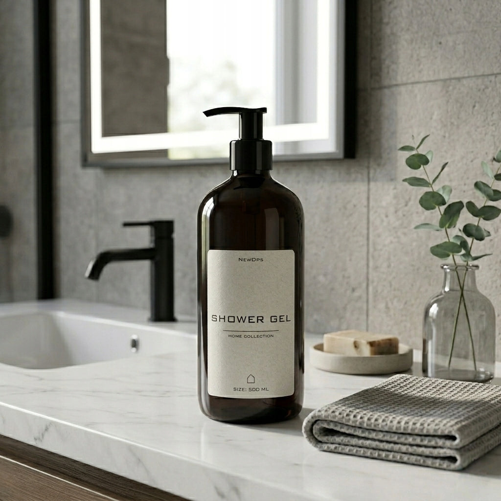 BATHROOM BOTTLE DISPENSER LOFT 500 ml SELECTION OF DIFFERENT DESIGNS BLACK 1 piece Manufacturer code BU1- Butelka z dozownikiem CZARNA