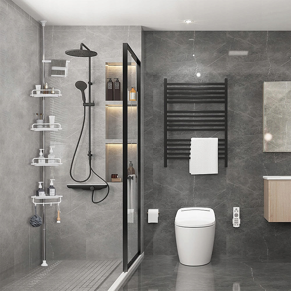 BATHROOM CORNER SHOWER SHELF TELESCOPIC COSMETIC ORGANIZER Brand no brand