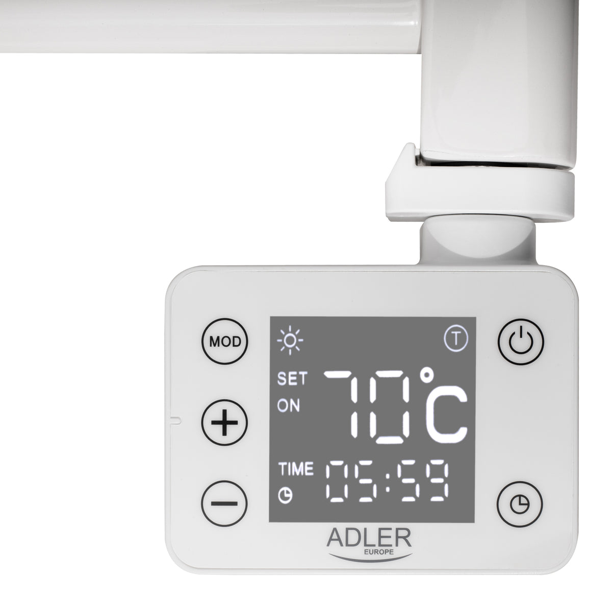 BATHROOM HEATER ELECTRIC DRYER LADDER PROGRAMMER THERMOSTAT LED Manufacturer code AD 7824