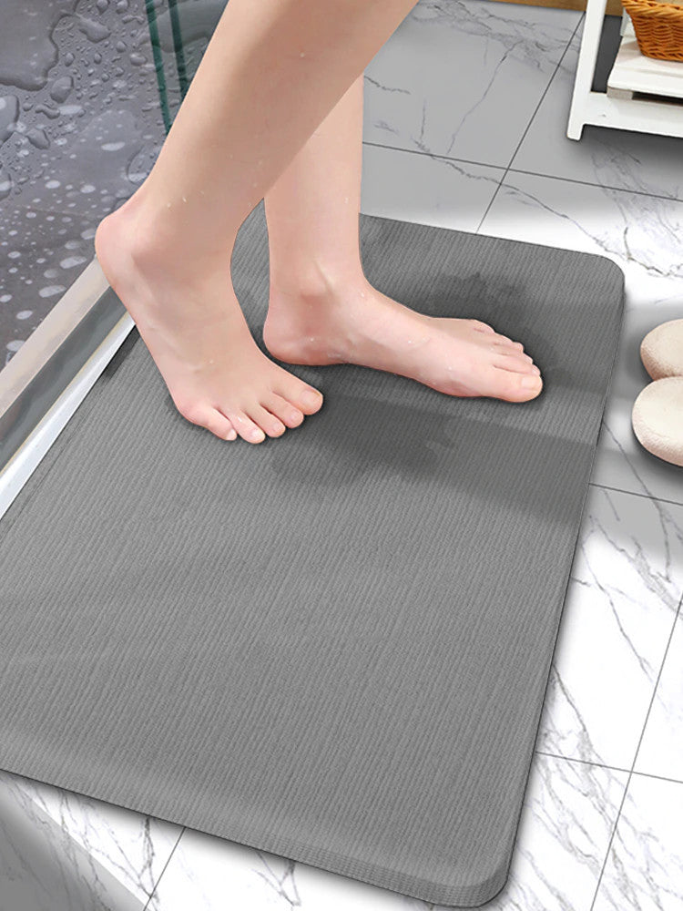 BATHROOM MAT DIATOMITE QUICK-DRYING RUG 60x40cm ANTHRACITE Manufacturer code AQ1109A