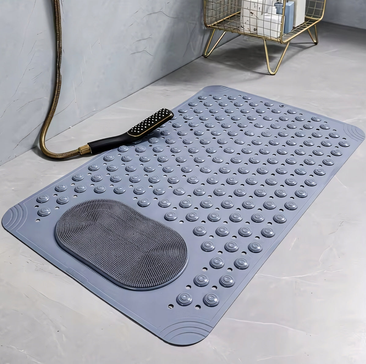 BATHROOM MAT NON-SLIP FOR BATHROOM SHOWER MASSAGE 68x35 CM Manufacturer code FA293