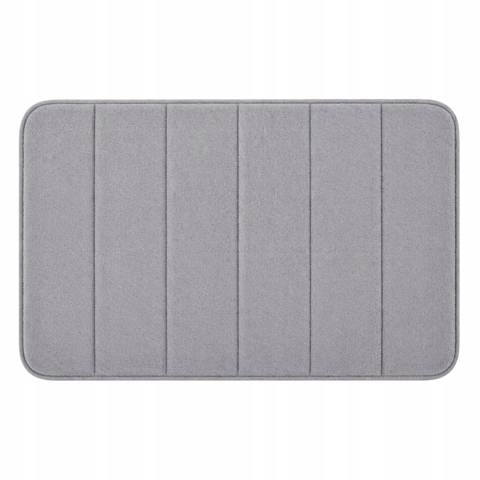 BATHROOM MAT NON-SLIP SHOWER GREY 40 x 60 cm SOFT RUG Manufacturer code DYWANIK003