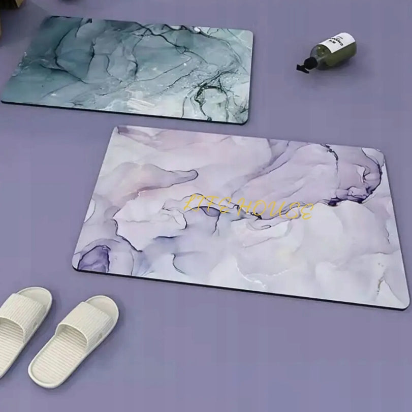 BATHROOM MAT QUICK DRYING ABSORBENT NON-SLIP BATHROOM RUG Packaging status original