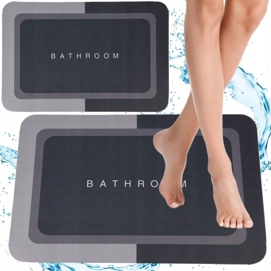 BATHROOM MAT QUICK-DRYING NON-SLIP BATHROOM ABSORBENT RUG Packaging status original