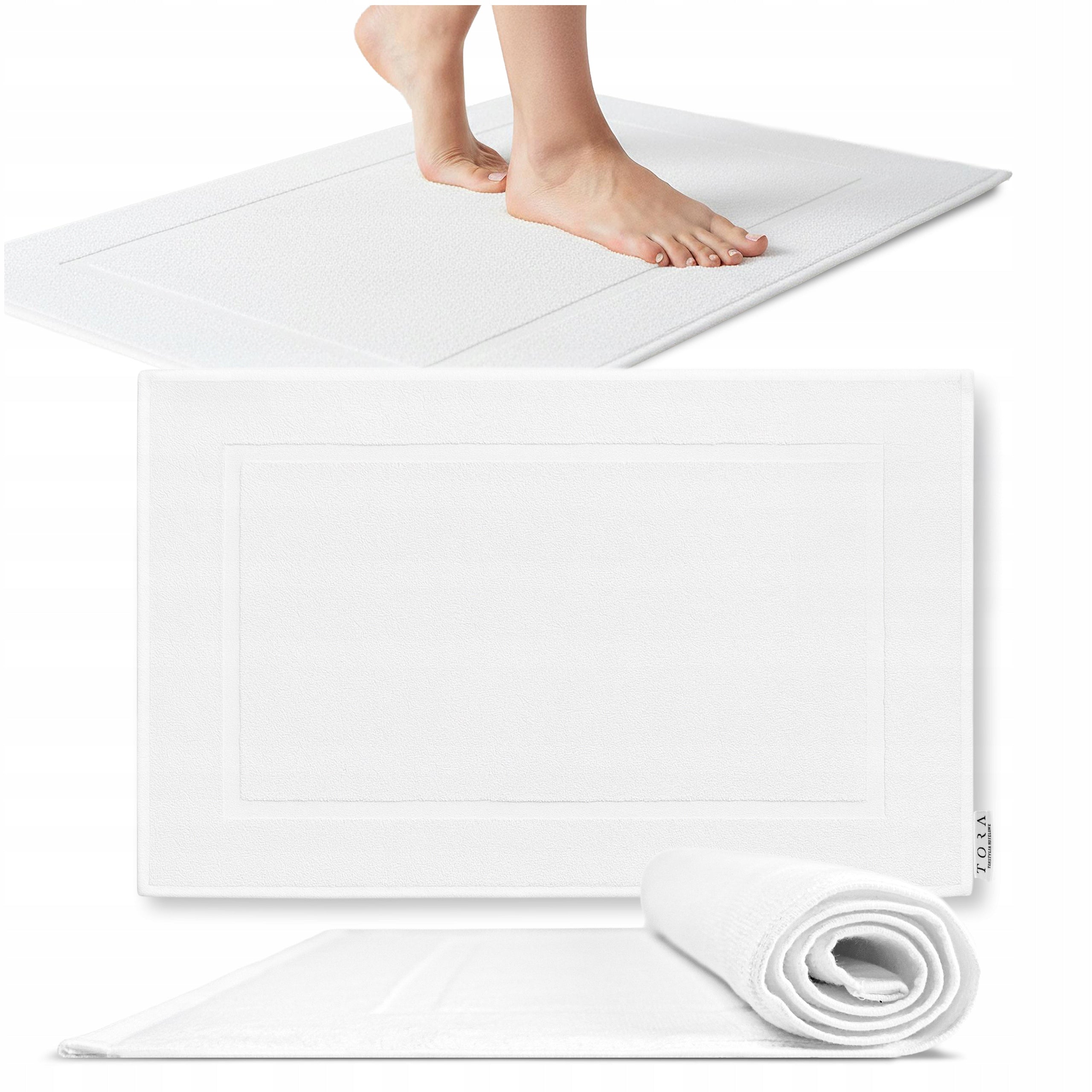 BATHROOM MAT Rug Hotel Foot Absorbent Smooth 50x80cm