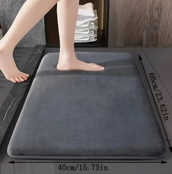 BATHROOM MAT SHOWER RUG BATHTUB SOFT GREY 40X60 EAN (GTIN) 5905902606228
