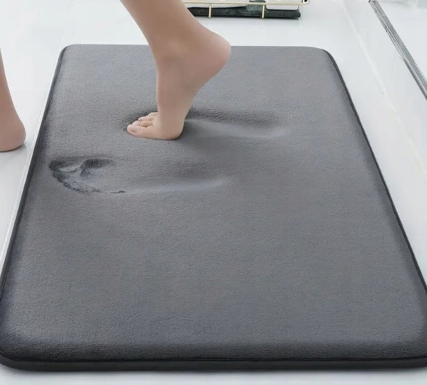 BATHROOM MAT SHOWER RUG BATHTUB SOFT GREY 40X60 Manufacturer code MATA ŁAZIENKOWA DYWANIK POD PRYSZNIC WANNĘ