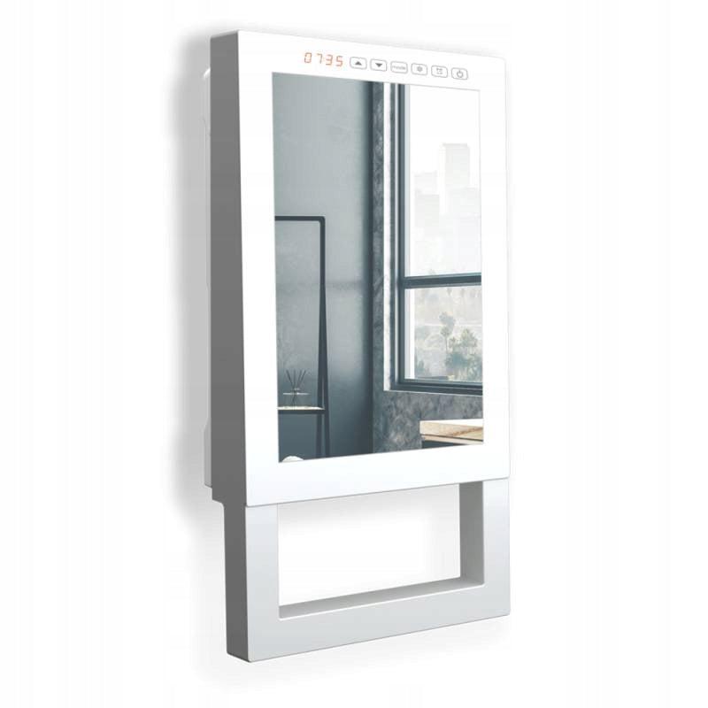 BATHROOM RADIATOR WITH MIRROR QUADRO VISIO 1800W EAN (GTIN) 5907100603306